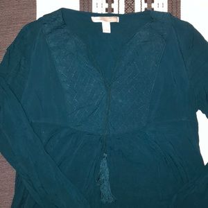 Turquoise Blouse